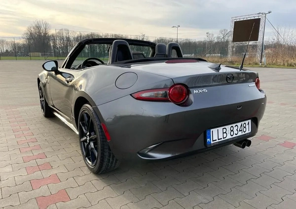 Mazda MX-5 cena 94000 przebieg: 58950, rok produkcji 2021 z Lublin małe 704